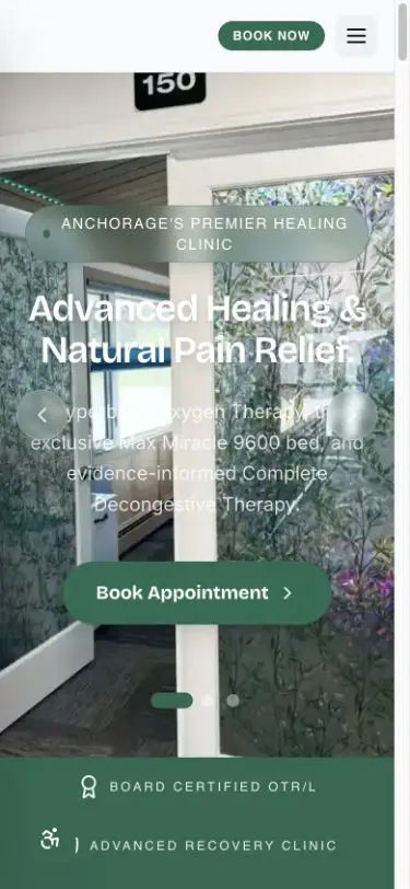 Mobile screenshot of Holistic Alaska on holisticalaska.com
