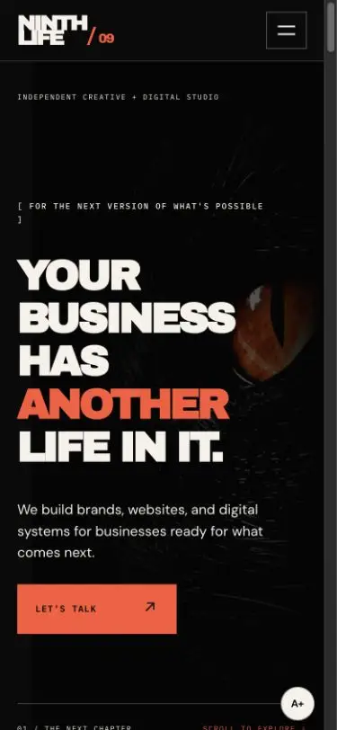 Mobile screenshot of Ninth Life (N/9) on nl09.com