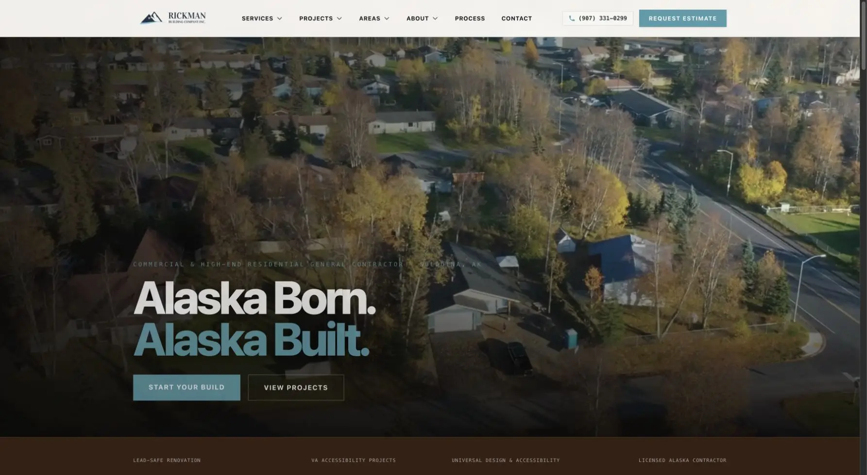 Desktop screenshot of Rickman Building Company on rickmanbuildingcompany.com